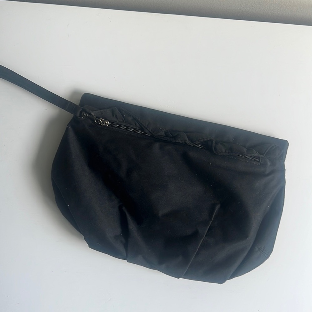 GAP Black Ruffle Bag